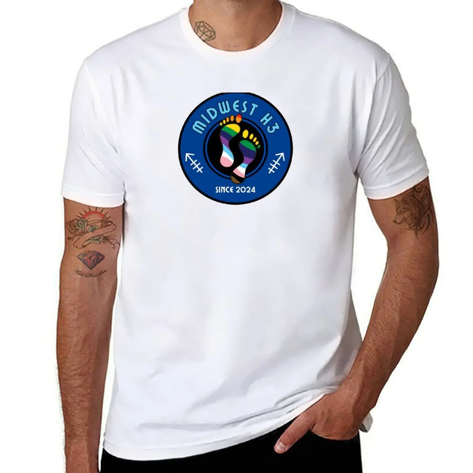 

Midwest H3 Logo T-Shirt t shirts for man pack cotton man t shirt designer T-Shirt