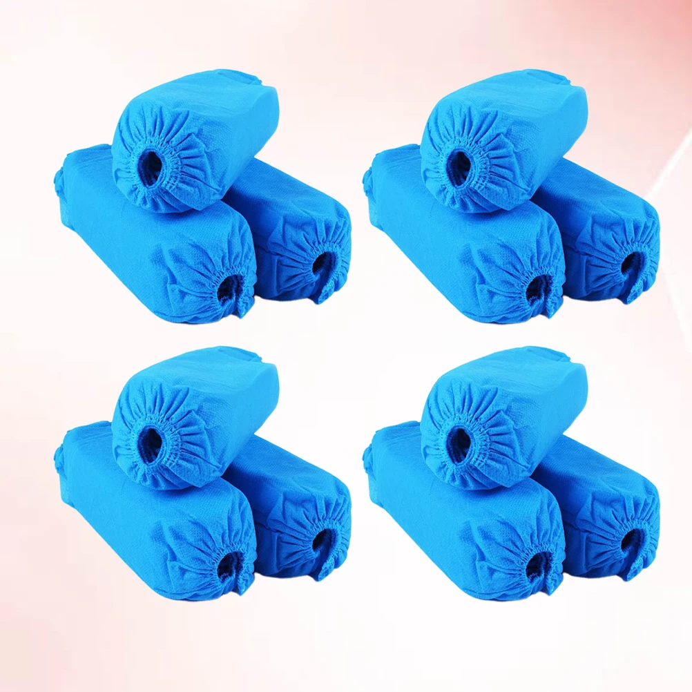 

100 PCS Dustproof Shoe Covers Shoes Protector Breathable Household Nonwoven Fabric