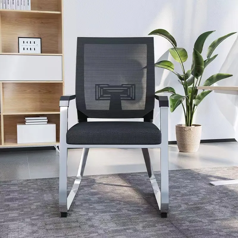 

Modern Simple Electroplating Mesh Cloth Chair Staff Training Conference Chair Clerk Office Home Computer Boss