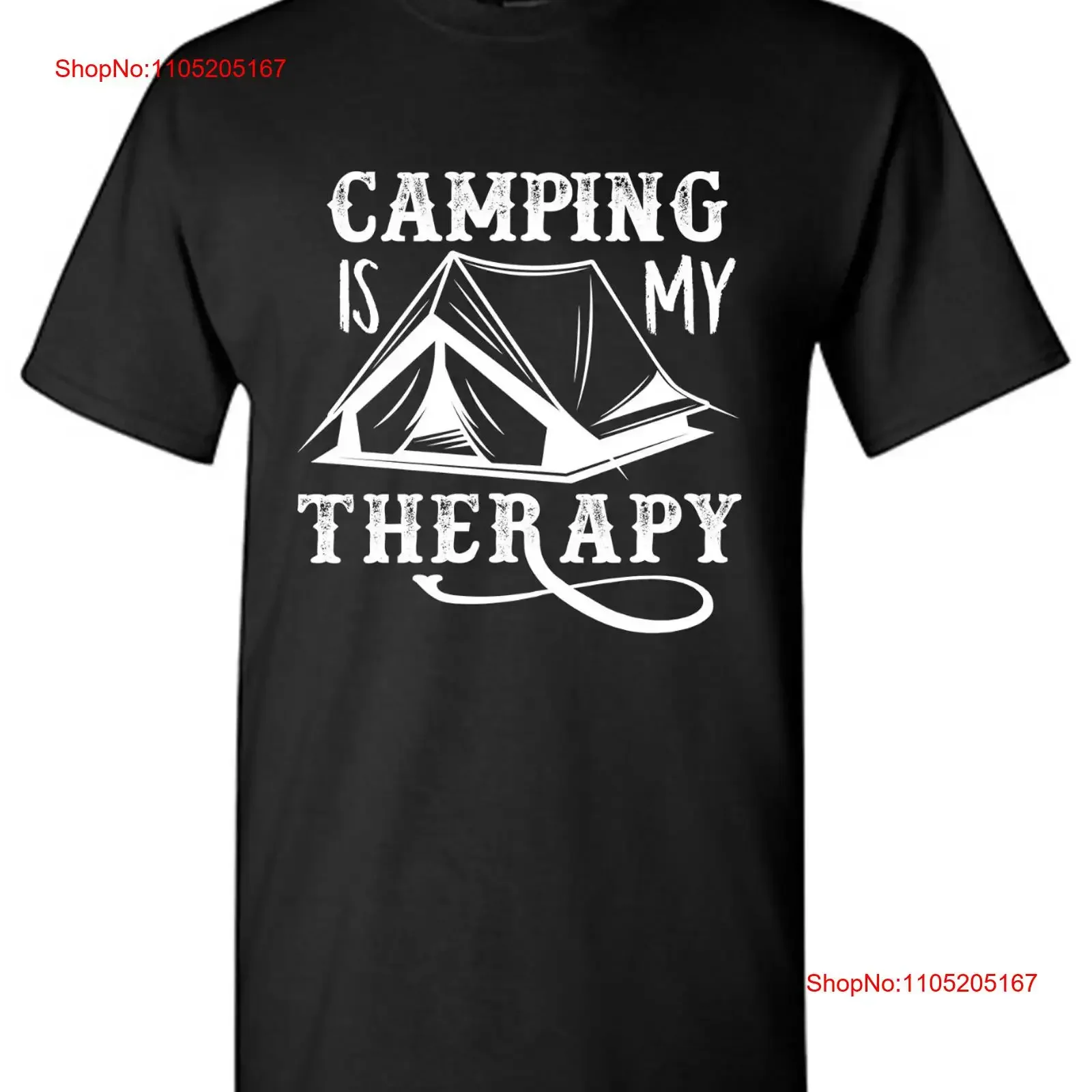 Camping Is My The Sarcastic Humor T Shirt For Men Novelty Funny vintage Washed Slightly streetwear Stretched Comfortable homme