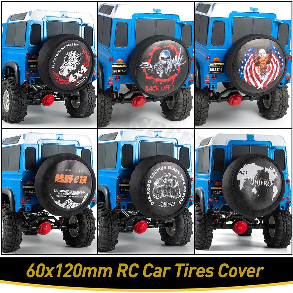 AXSPEED RC Auto Rad Reifen Staubschutz für Axial SCX10 D90 TRX4 TRX6 Wraith Tamiya 100–120 mm 1,9 2,2 Zoll Reserveradabdeckung