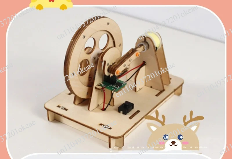 DIY Miniature Electromagnetic Engine Model DIY Science Experiment & Model