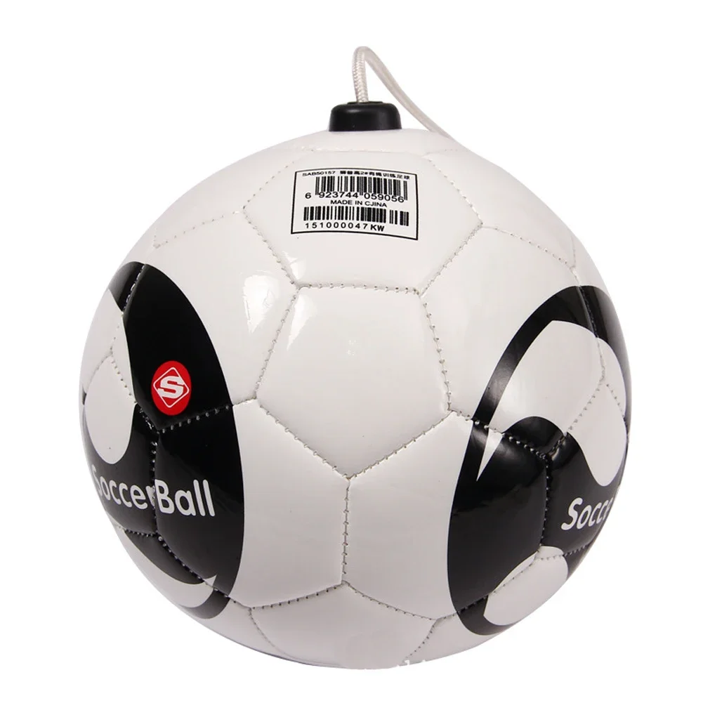 サッカートレーニングボールキックサッカーボールサイズ2サッカーロープタッチソロキック初心者トレーナー練習機器標準