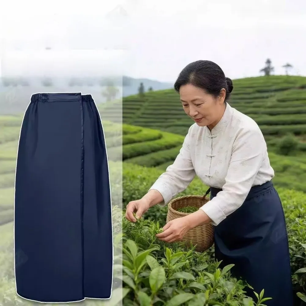 Weatherproof Apparel Oxford Fabric Waterproof Apron Dirt-Resistant Rain Skirt One-Piece Raincoat Hiking