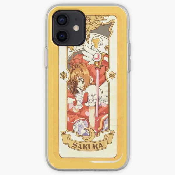 Sakura Kinomoto Card Cardcaptor Sakura  Phone Case Customizable for iPhone 11 12 13 14 Pro Max Mini 6 6S 7 8 Plus X XS XR Max