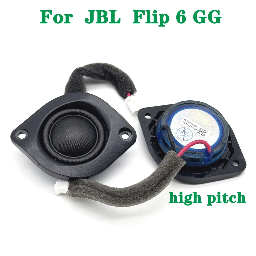 

For JBL Flip 6 GG Generation Silk Film Tweeter 4OHM 10W With Cable laying Silk Film brand new Connector Neodymium Speaker