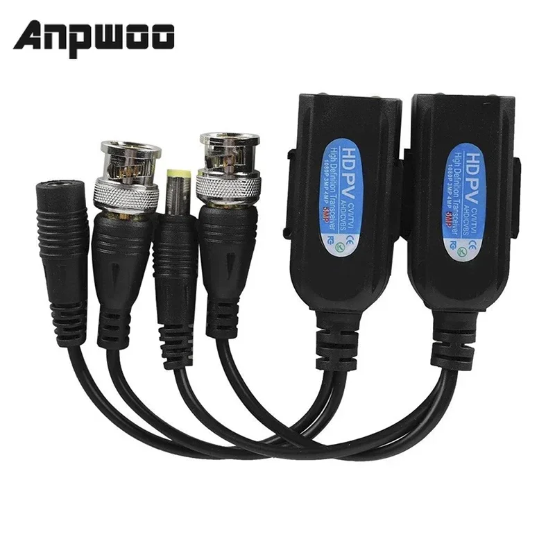 ANPWOO 1 Paar Passiver CCTV Coax BNC Video Power Balun Transceiver zu RJ45 Stecker Heißer Verkauf