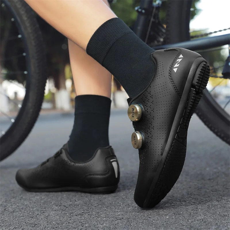 Herren Fahrradschuhe Radsport Schnellverschluss-Schuhe MTB Rennrad Unisex Profi-Rennschuhe Modische Gummi-Flachschuhe – Detail 29