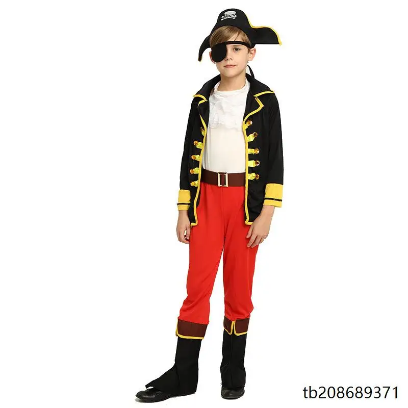 loween Costume da pirata Adulto Uomo Donna Bambini Performance Outfit Capitano ip Crew Tema Par Stage ow Abbigliamento