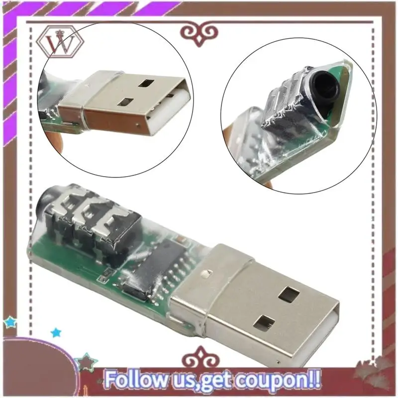 

ABBG-2Pcs For Vband Morse USB Key Trainer Vband Mobile Phone Computer Connector Code Trainer Telegraph Trainer Key Connection