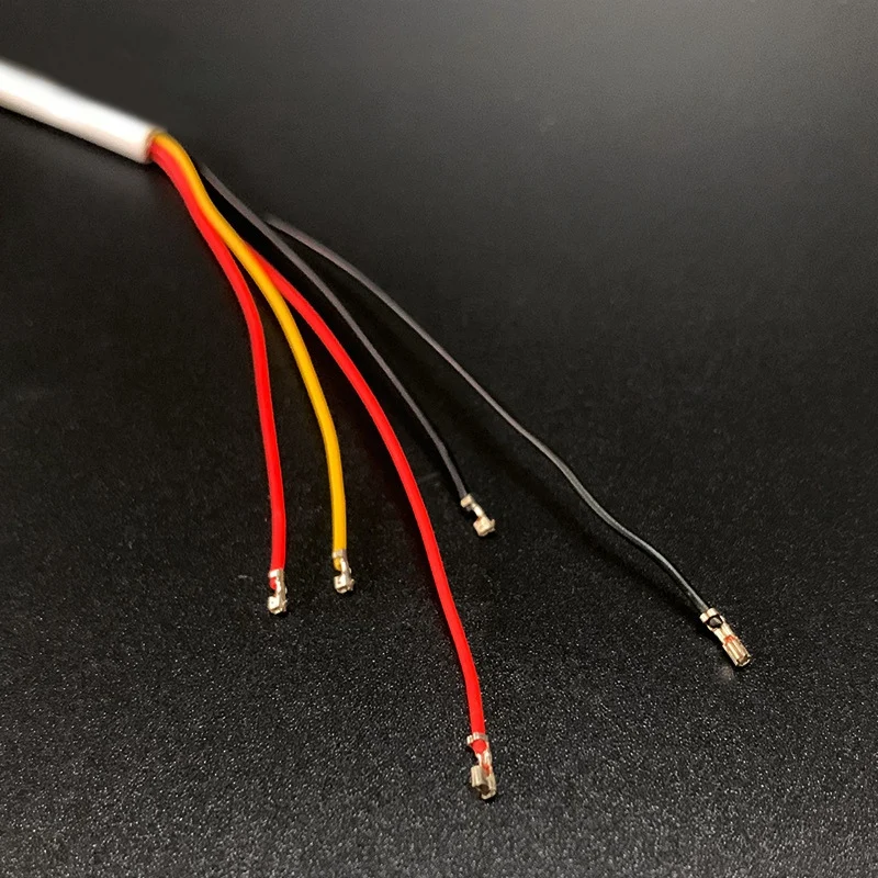 AA60 Monitor Analog Five-Core Cable Video Power Cable BNC Camera Head Light Lamp Board Tail Cord 65cm
