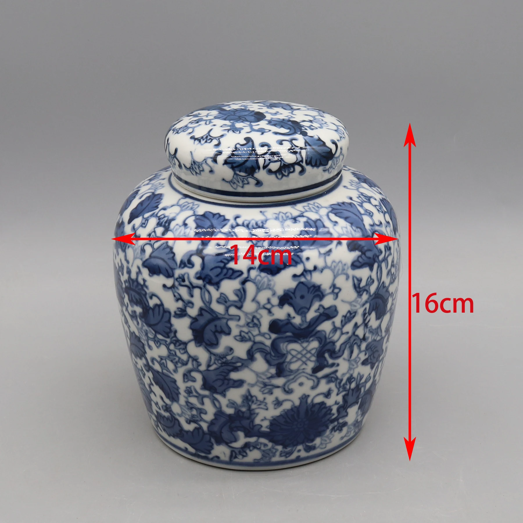 Ceramic Jar,  Pot, Home Decoration, Blue and White Ceramic