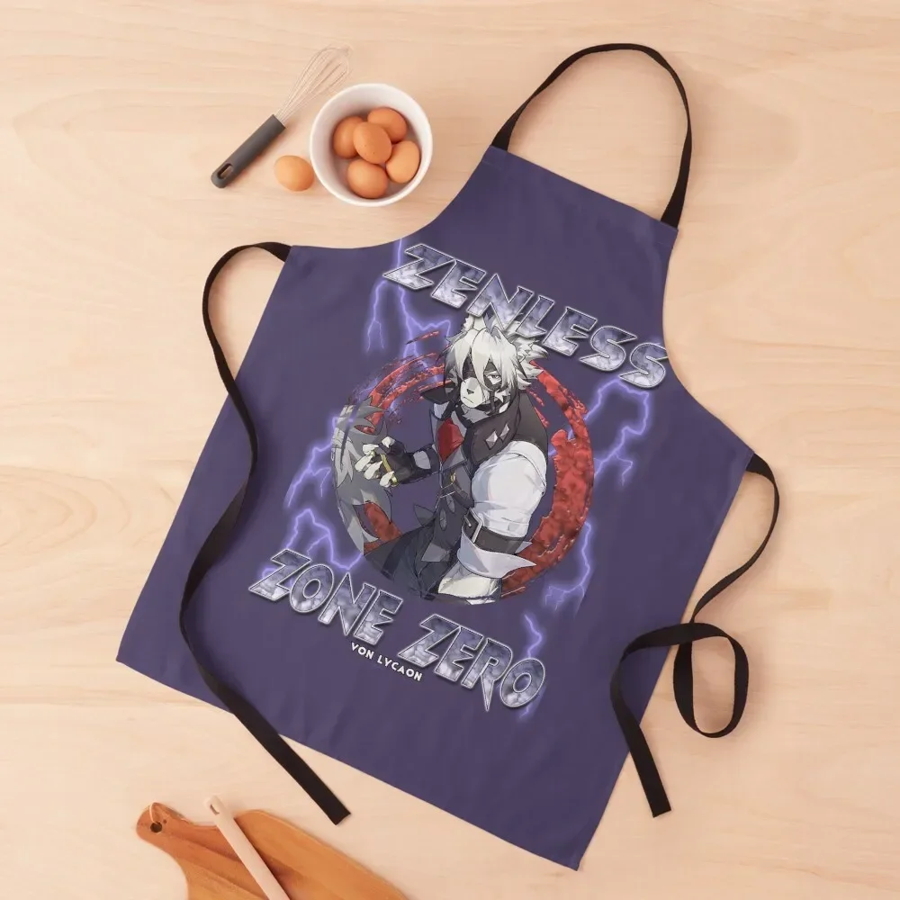 

Zenless Zone Zero - Von Lycaon Apron Women's Dress Kitchen Accessories 2022 Things For The Kitchen Nursing Apron