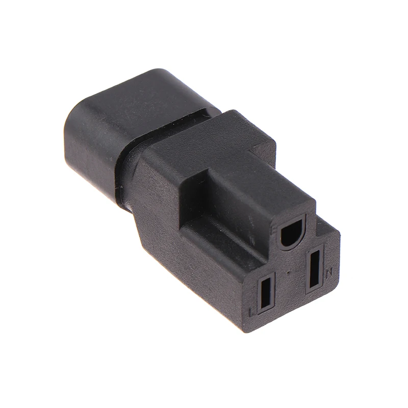 IEC 320 C14 To Nema 5-15R AC Adapter Connector IEC 3Pin Male To US Female Computer Room Server Power Conversion AC Power Adapter