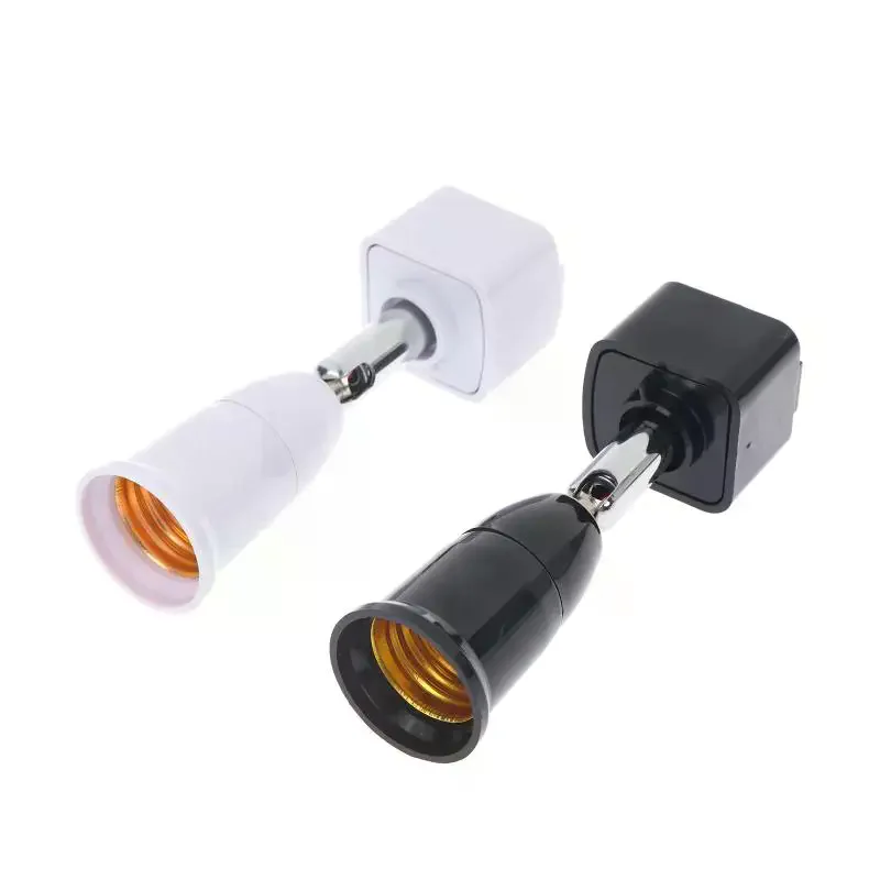 90 Degree Rotatable E27 Lamp Base Converter 110-220V Adjustable Universal LED Bulb Socket for Warehouse Lighting