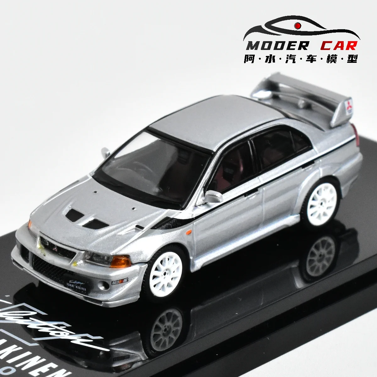 سيارة HJ Hobby Japan 1:64 Lancer Giftable EVO 6 TME رائعة #4