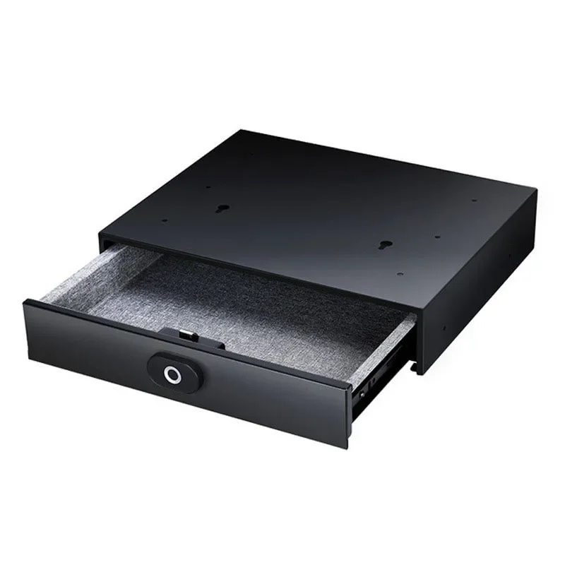 Mini Smart Fingerprint Drawer Zinc Alloy Cold-roll Steel Sheets Bluetooth Hidden Rebound Drawer with Triple Silent Guide Rail