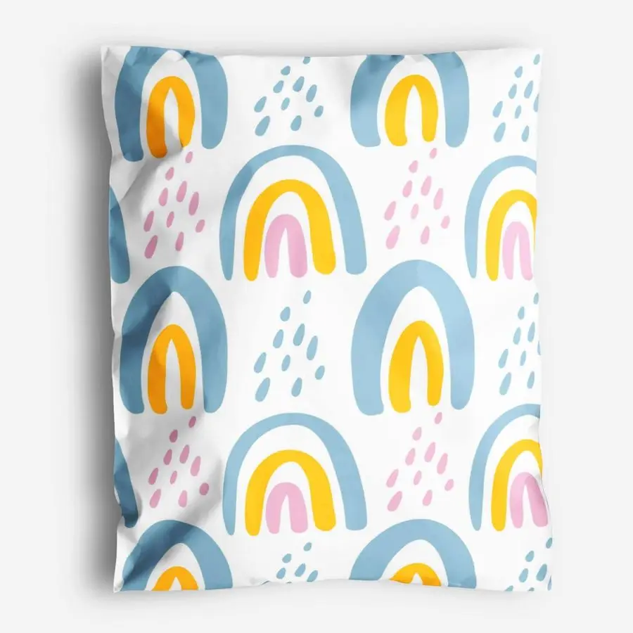 

Poly Mailers Boho Rainbow Design Waterproof, TearResistant Shipping Bags with Adhesive Seal 100 Pack