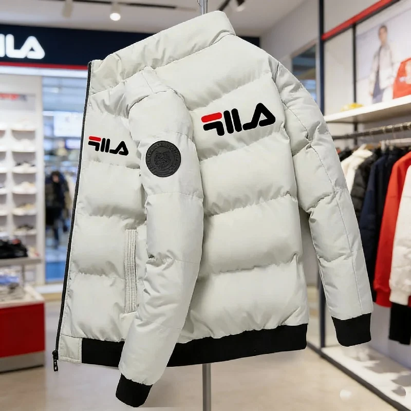 Fashionable men's stand up collar thickened windproof and cold proof cotton jacket winter casual short jacket