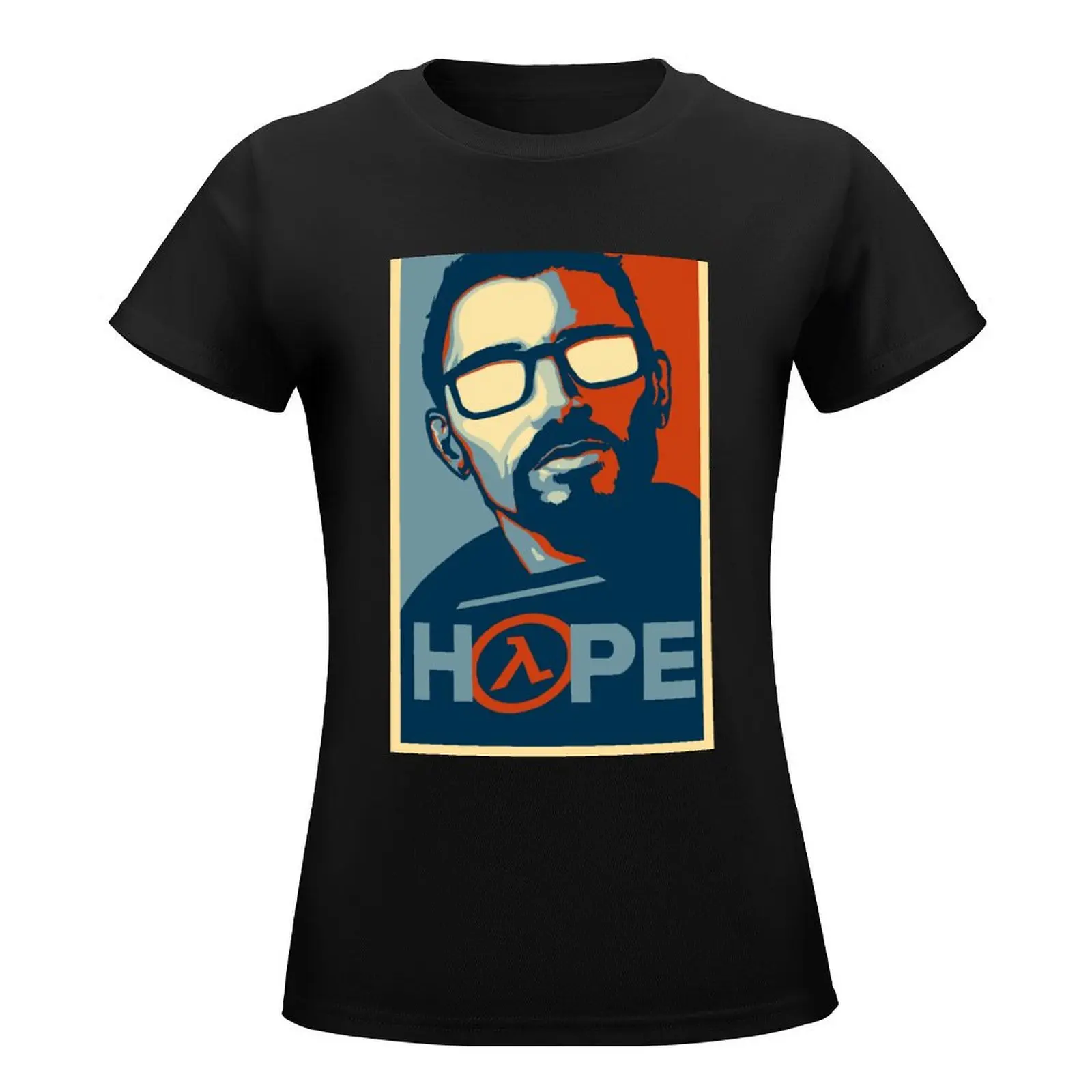 Half Life Hope T-Shirt summer clothes oversized T-shirts for Women