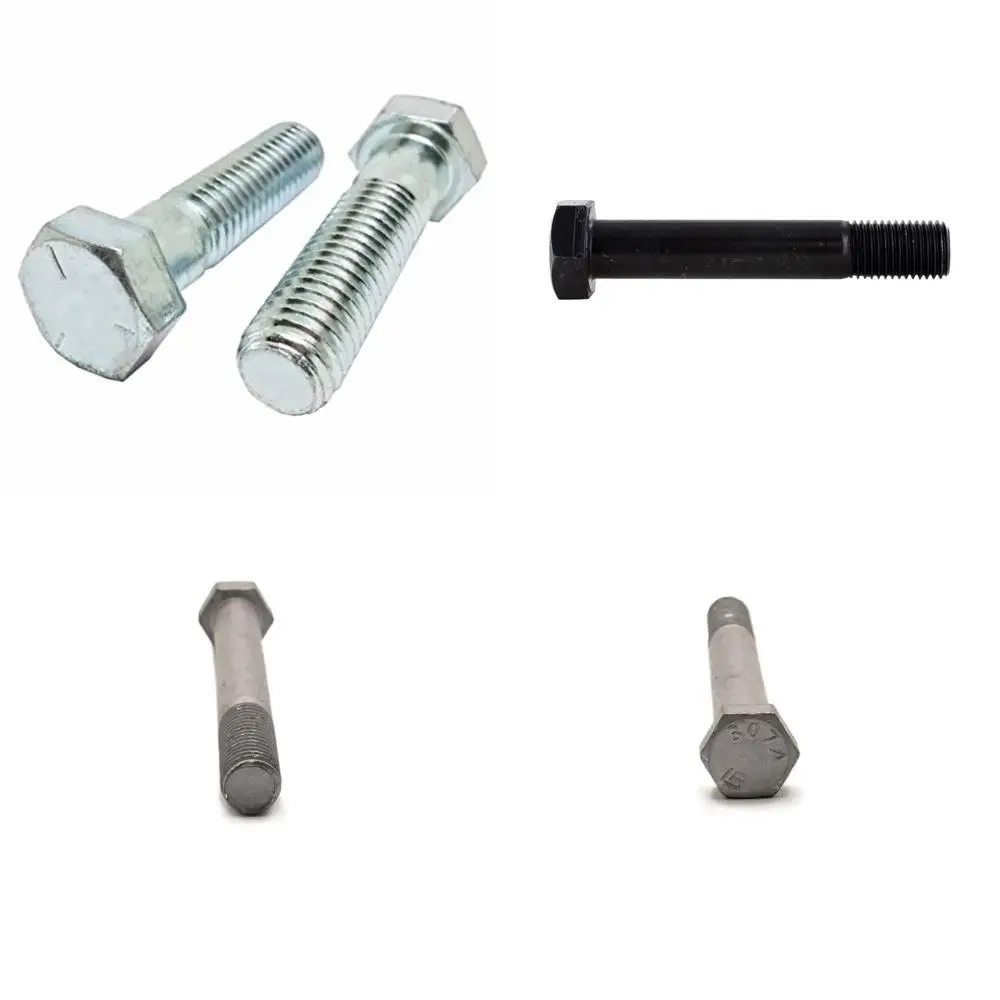 

Оцинкованные винты с шестигранной головкой класса 5, 3/8-16 x 4-1/2 дюйма, упаковка 50 шт., грубая резьба, частичная резьба с длиной 1 дюйм