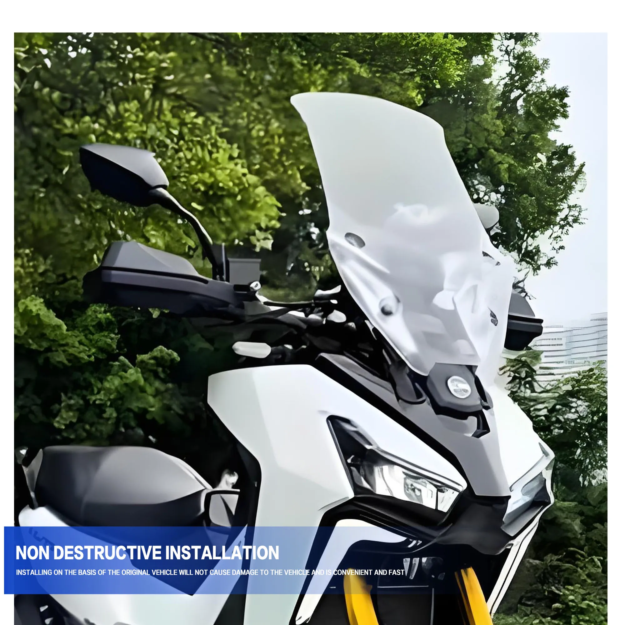

Защита рук для мотоцикла SYM ADXTG ADX TG400 2024-2026: специальные грипширды, защита руля, ветровое стекло