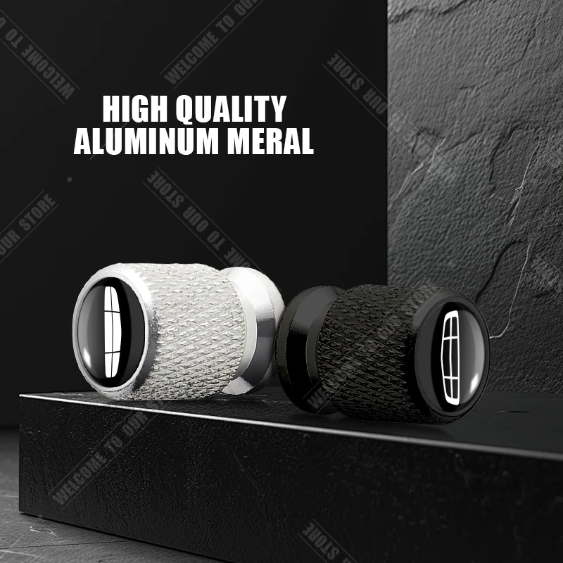 Car CNC Aluminum For Geely Auto Manjaro Atlas Pro Emgrand Geometry Coolray EC7 Emblem 4pcs Tire Valve Air Port Stem Cover Caps
