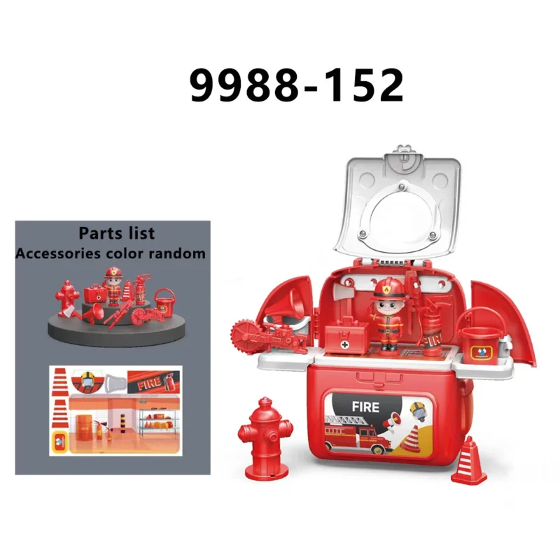 Kinder Rollenspiel 2 in 1 Werkzeug Spielzeug, 1 Stück Mini Simulation Geschirr Werkzeug Kit Kinder Rollenspiel Familie Rucksack Box Spielzeug Geschenk