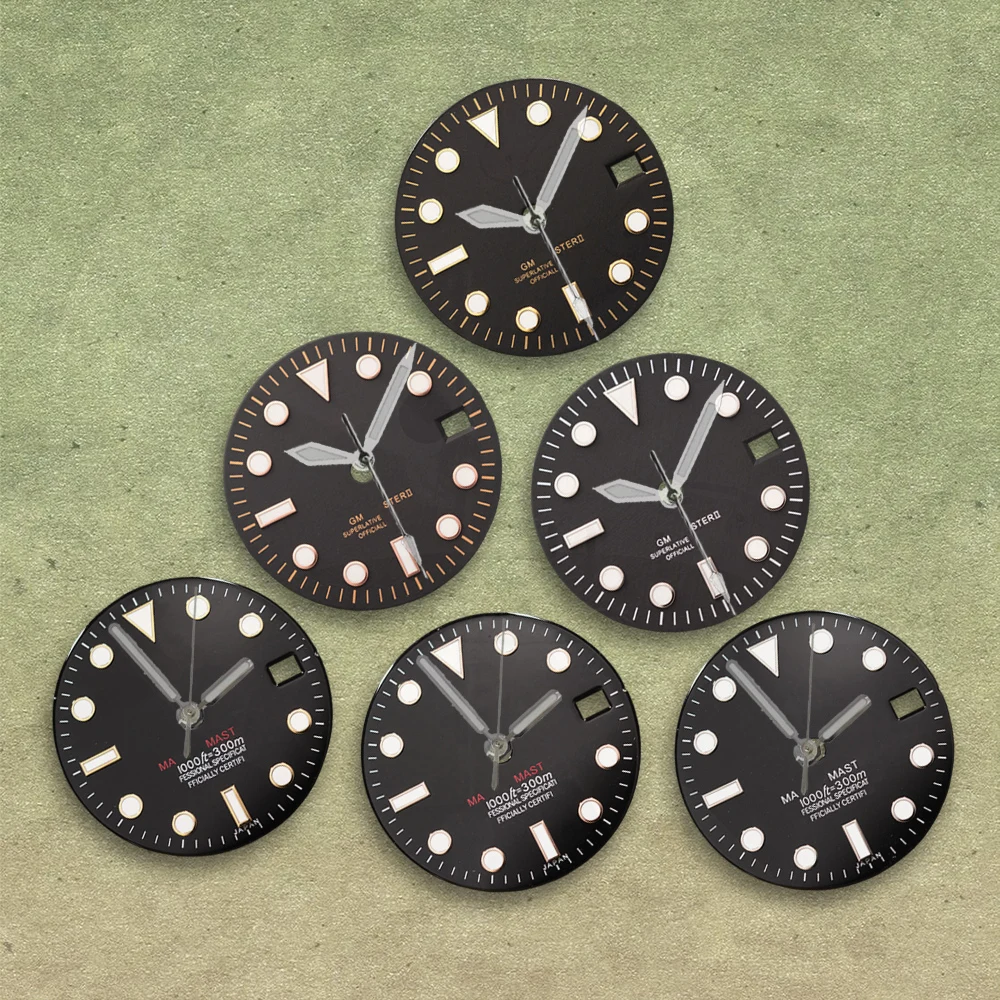 ng-s-logo-285mm-nh34-gmt-dial-nh34-movement-green-luminous-watches-for-men-watch-modification-accessories-repair