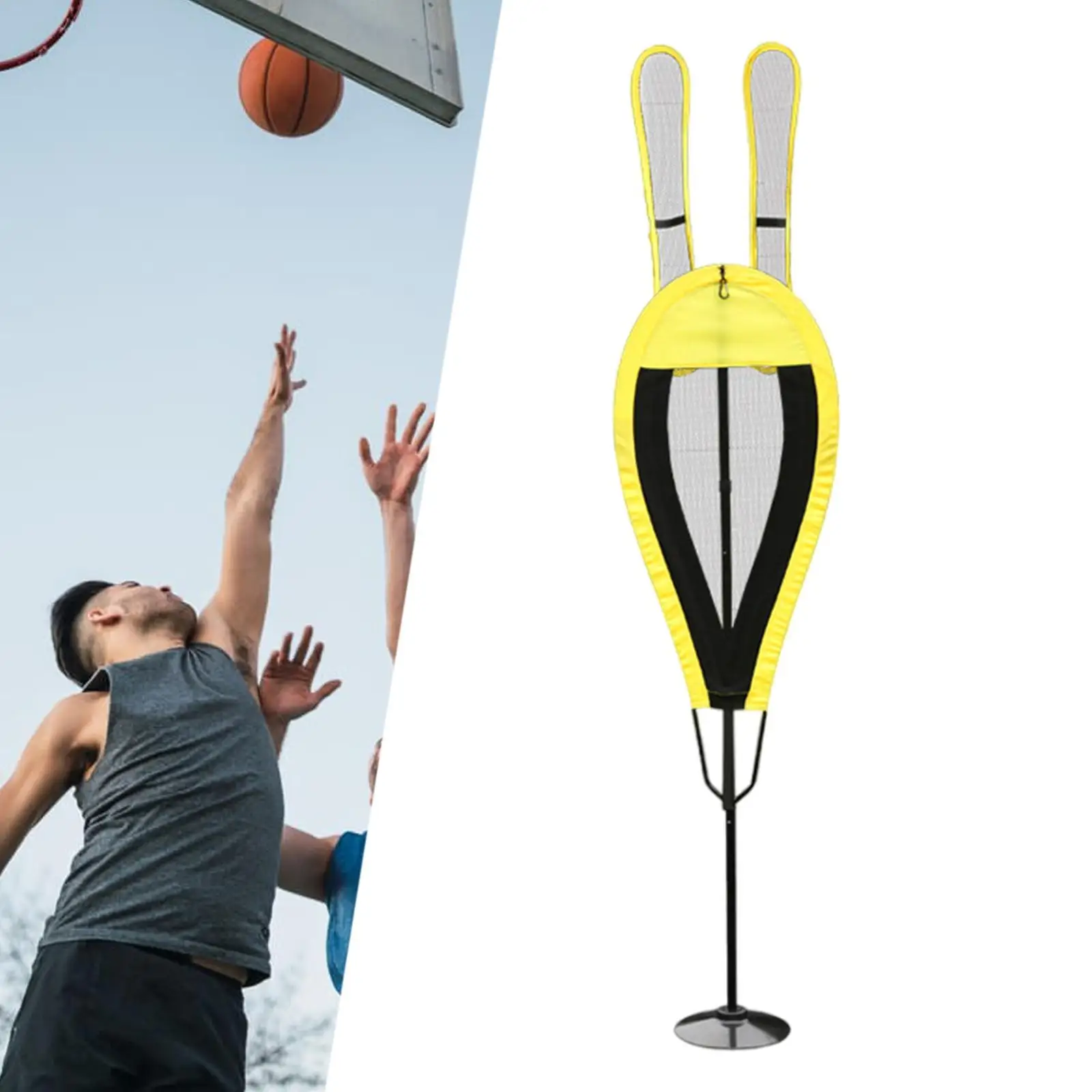 

Basketball Training Equipment Dummy Multifunctional Defense Wall for Offense Drills Equipment Throwing Filling up