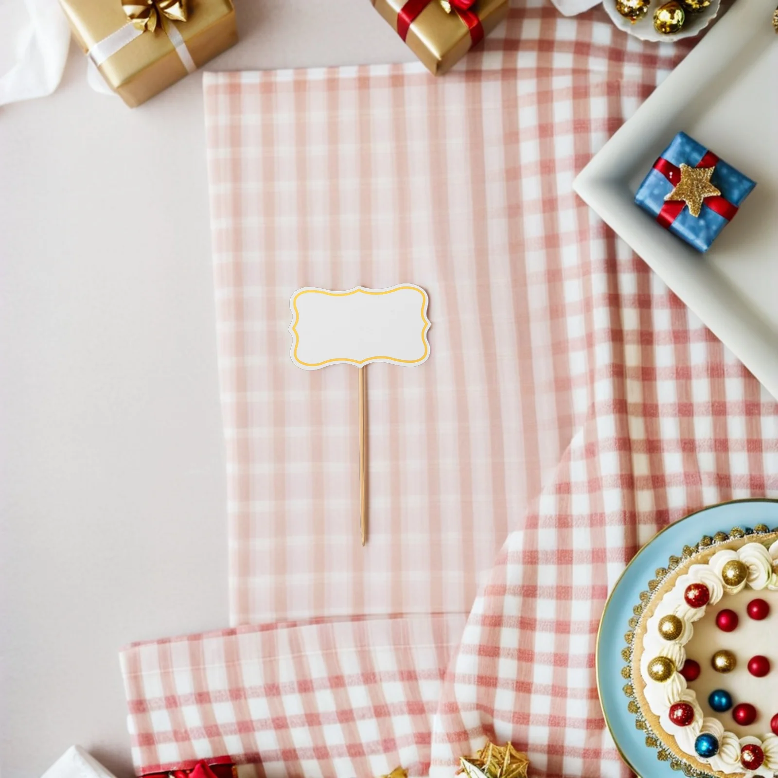 50 قطعة علامات الجبن للحزب Charcuterie مجلس تسميات فارغة مسواك أعلام بوفيه علامات الغذاء الزفاف عيد ميلاد الغذاء تسميات