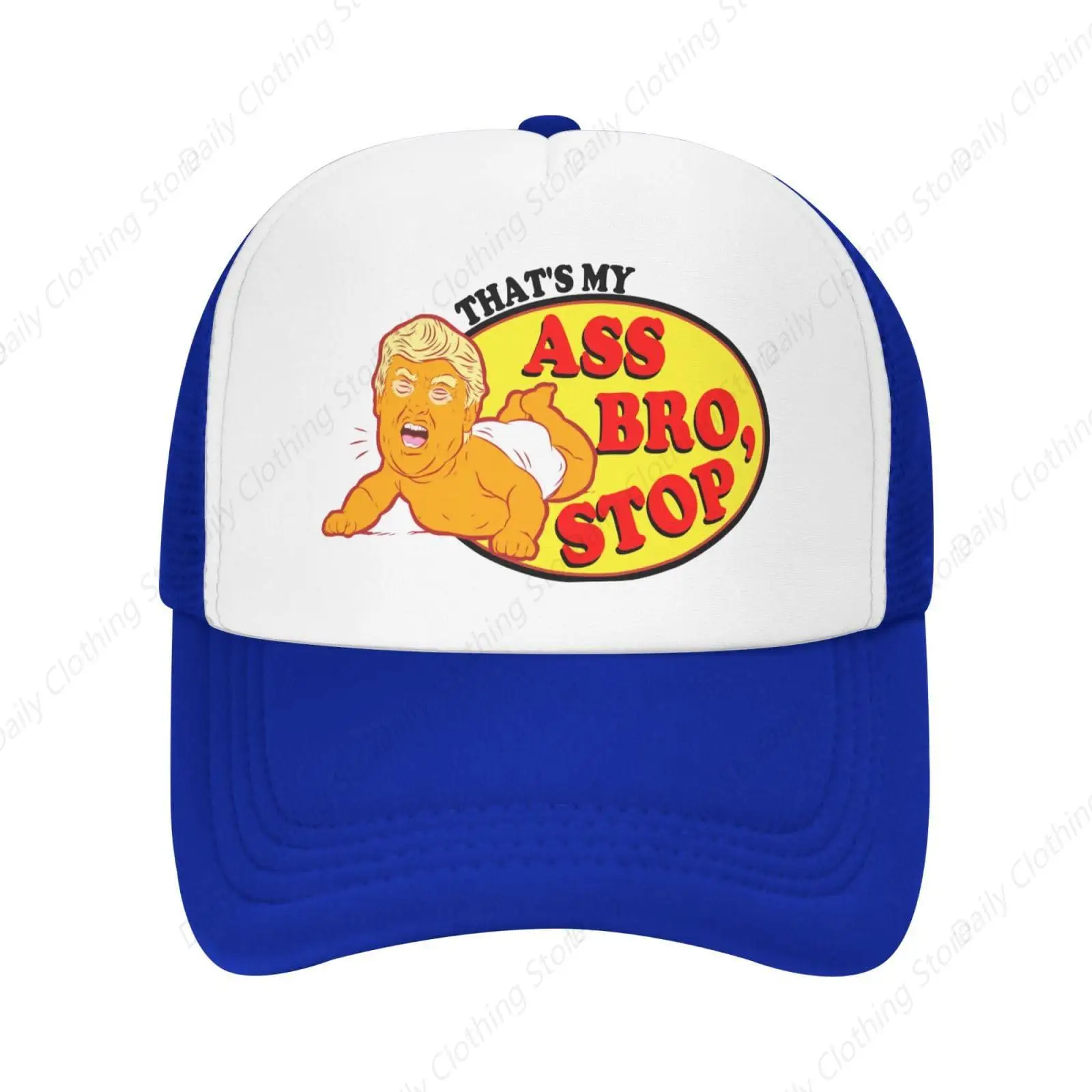 That'S My Ass Bro Stop Trucker Hat Funny Hats Men Women Adult Dirty Humor Vintage Snap Back Baseball Cap