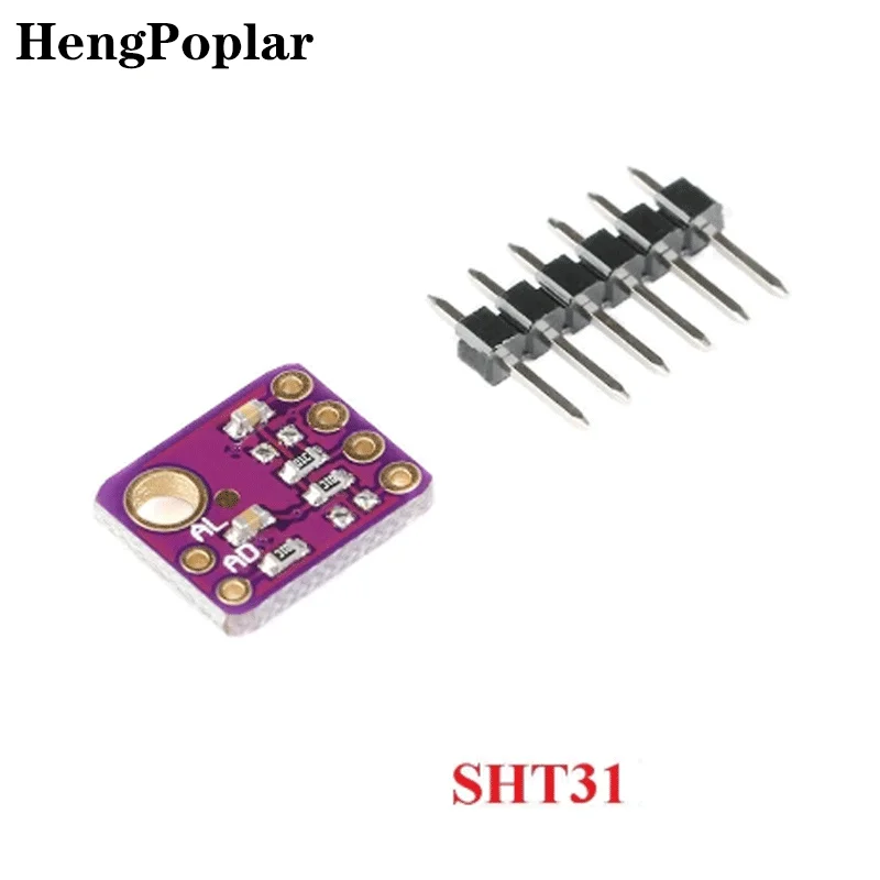 SHT30 SHT31 Temperature and Humidity Sensor Module Microcontroller Digital Output IIC I2C GY-SHT30-D GY-SHT31-D For Arduino