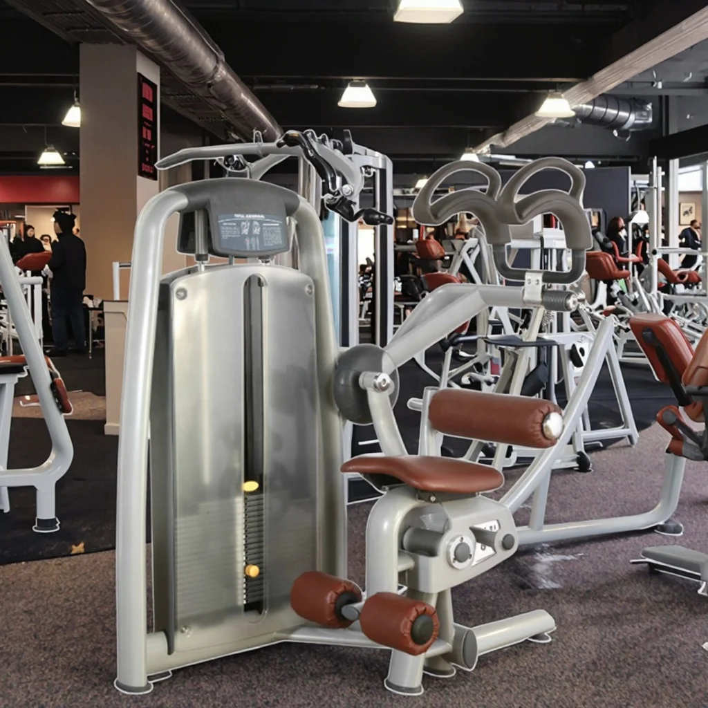 

Heavy Duty Commercial Gym Fitness Equipment with Adjustable Steel for Total Abdominal Muscle Training and Chest, Arms, Legs Exer