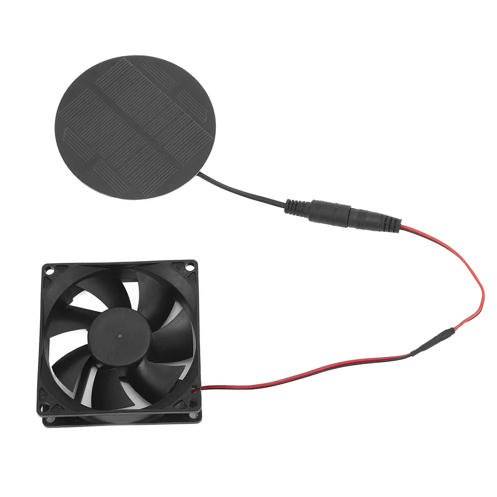 Solar Powered Panel Fan Portable Monocrystalline Silicon 10W Lightweight Ventilator Fans Free Energy for Greenhouse Chicken Coop