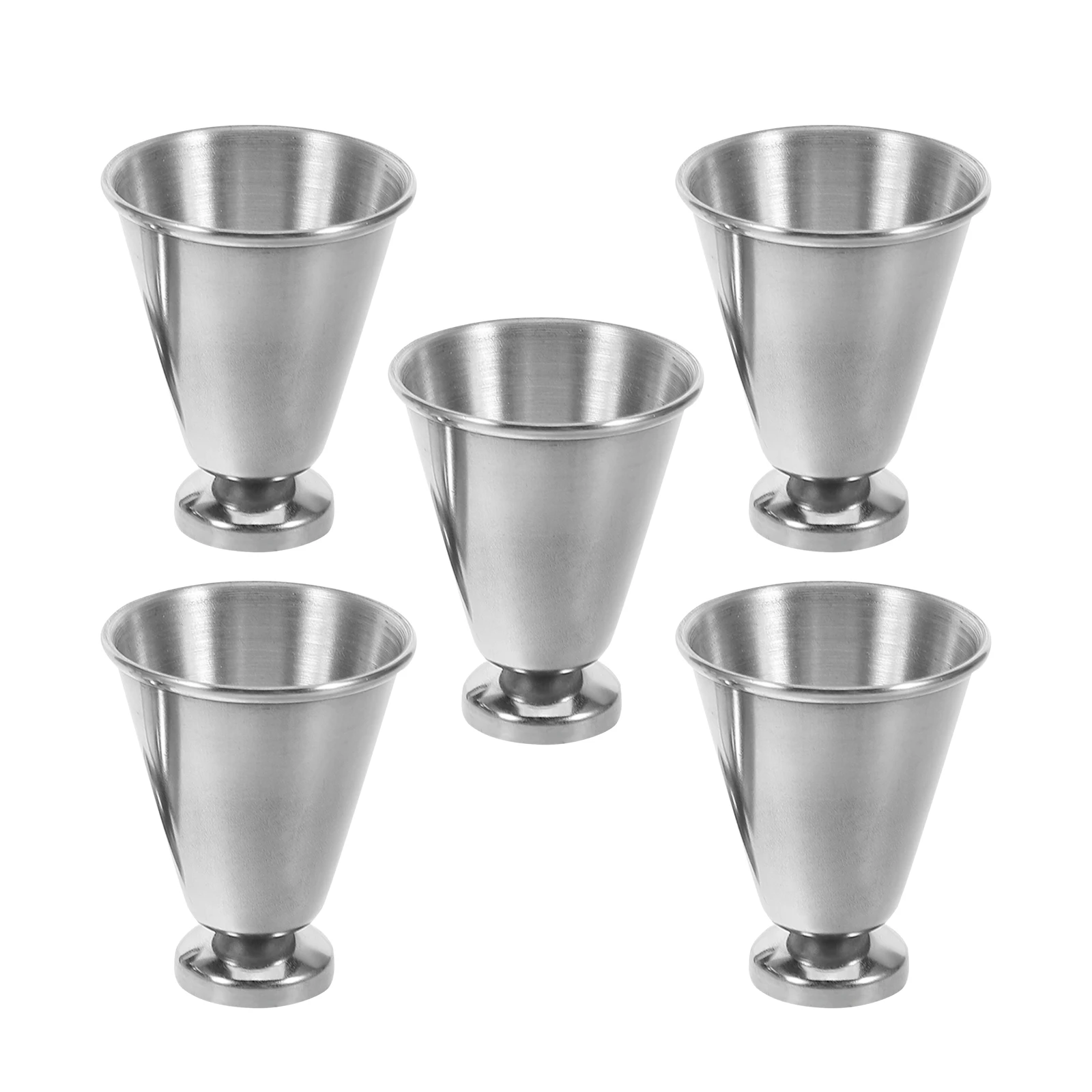 

5pcs Holy Tableware Stainless Steel Communion Cups for Church Home Baptism Party Decorations Religious Gathering Cups