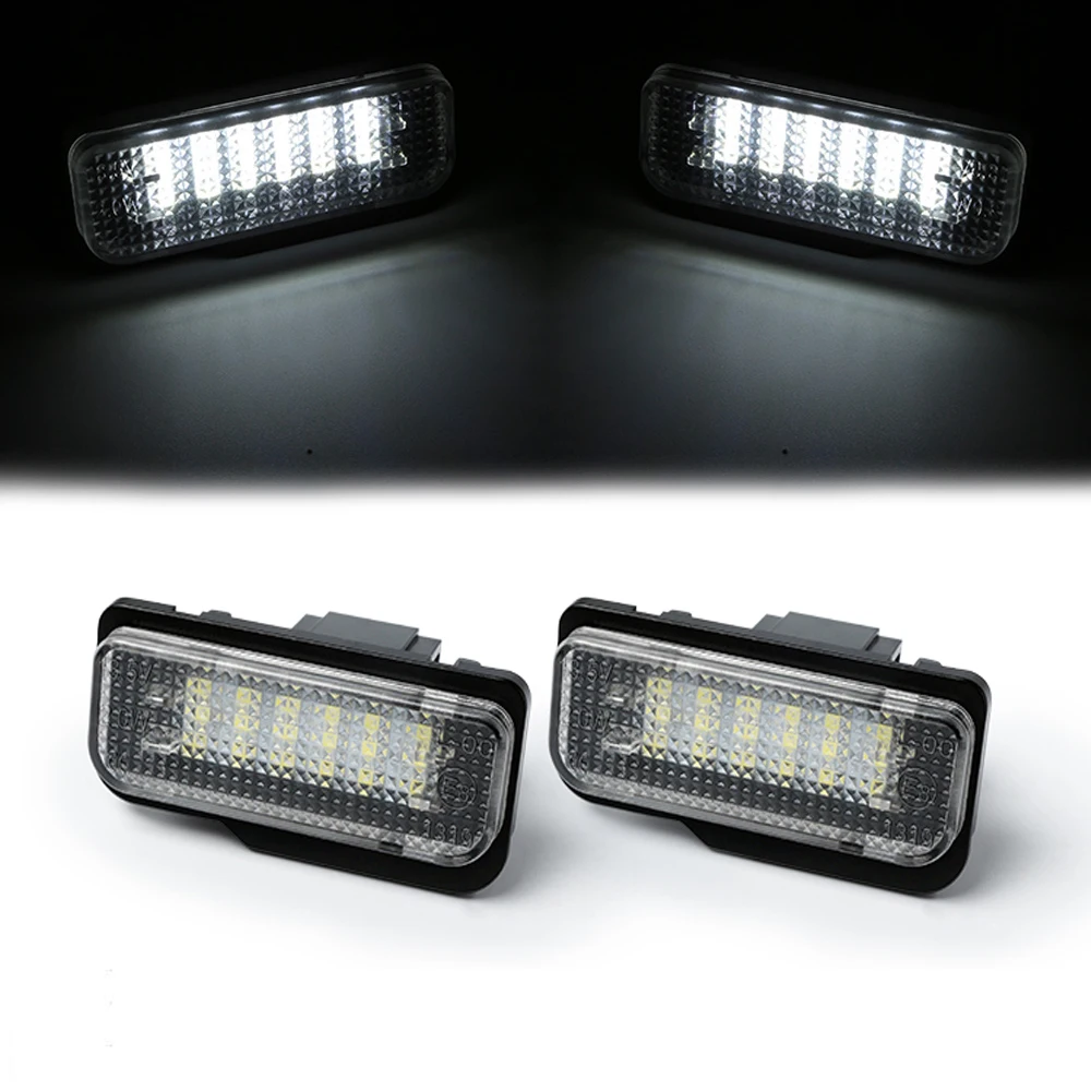 

2x Fits For Benz C E CLS-Class W203 W211 W219 SMD Rear White Canbus Led License Plate Lights OEM: A2038200256