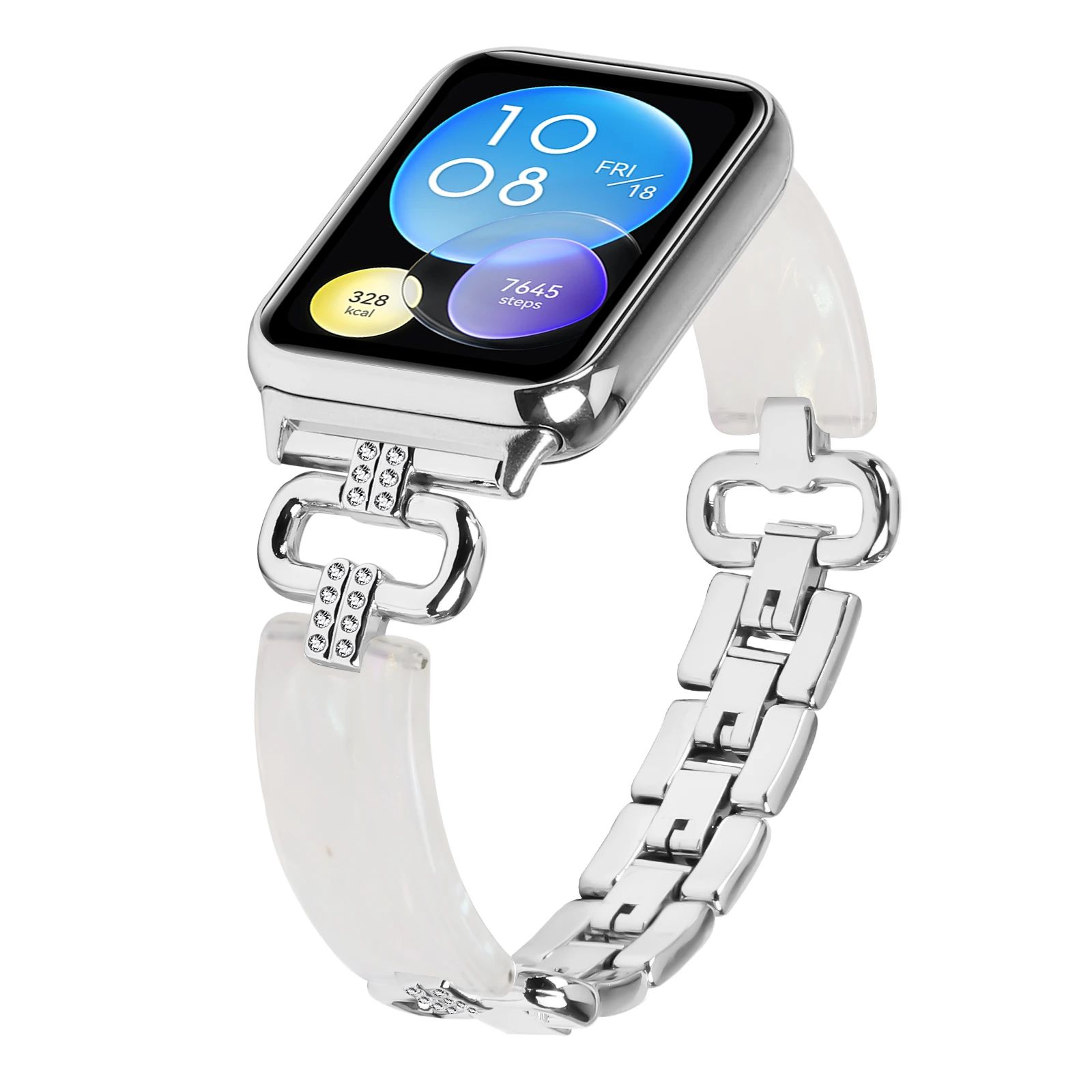 Resin + Stainless Steel Strap For Xiaomi Redmi Watch 4 5 Smart Watch Band Women Men Bracelet Correa For Mi Band 8 Pro 9Pro