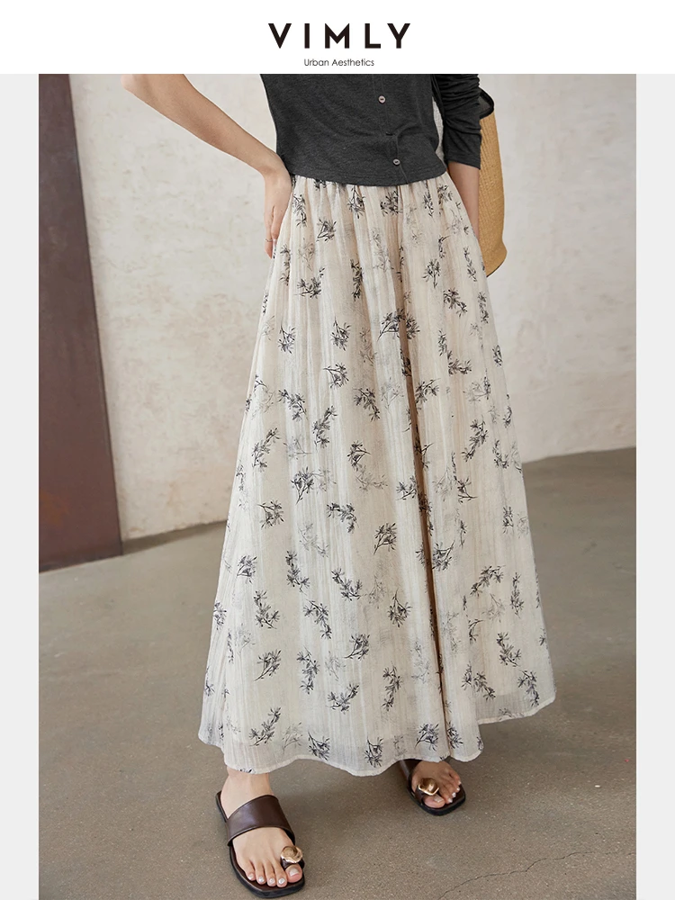 

Van Xi Man Apricot Color Lyocell Casual Wide-leg Pants Women's Spring 2025 New Loose Drape Versatile Culottes A0622