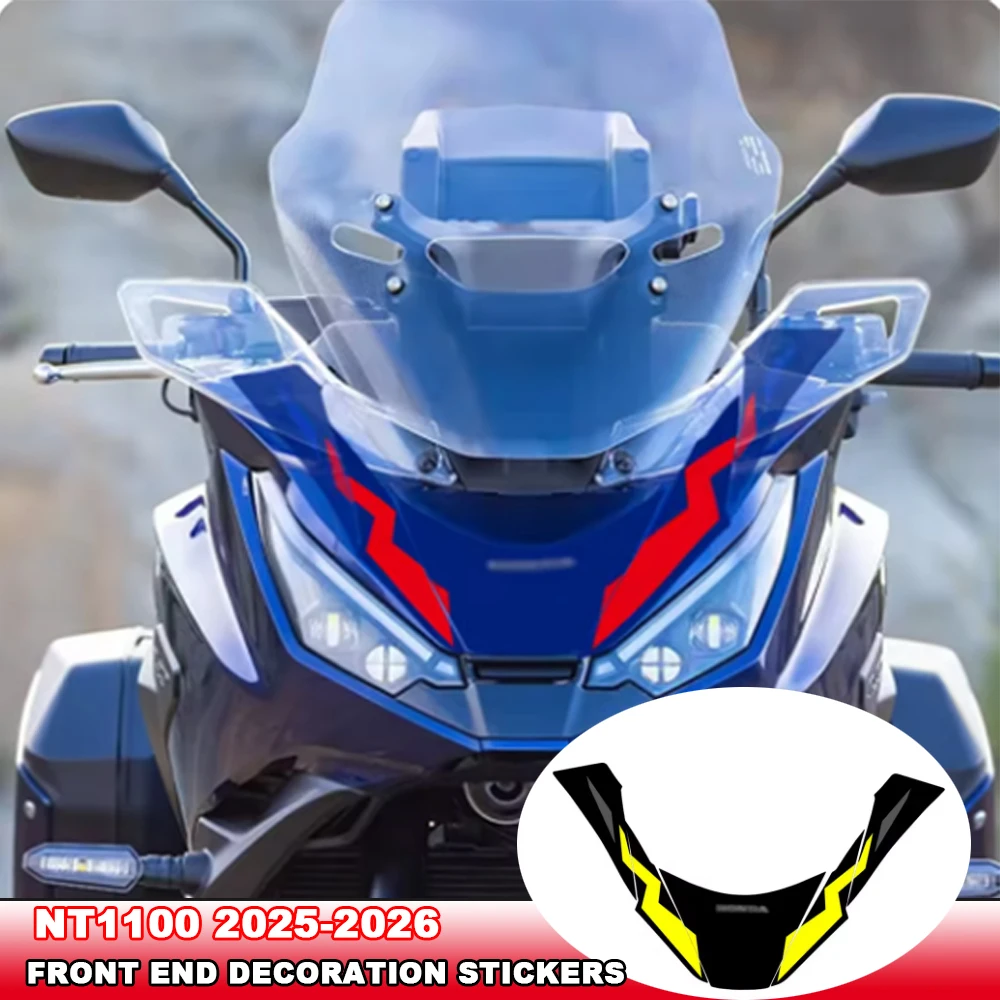 

Motorcycle Accessories Front Fairing Stickers For Honda NT1100 2025 2026 - Waterproof Anti-Scratch Decoration Decal Kit