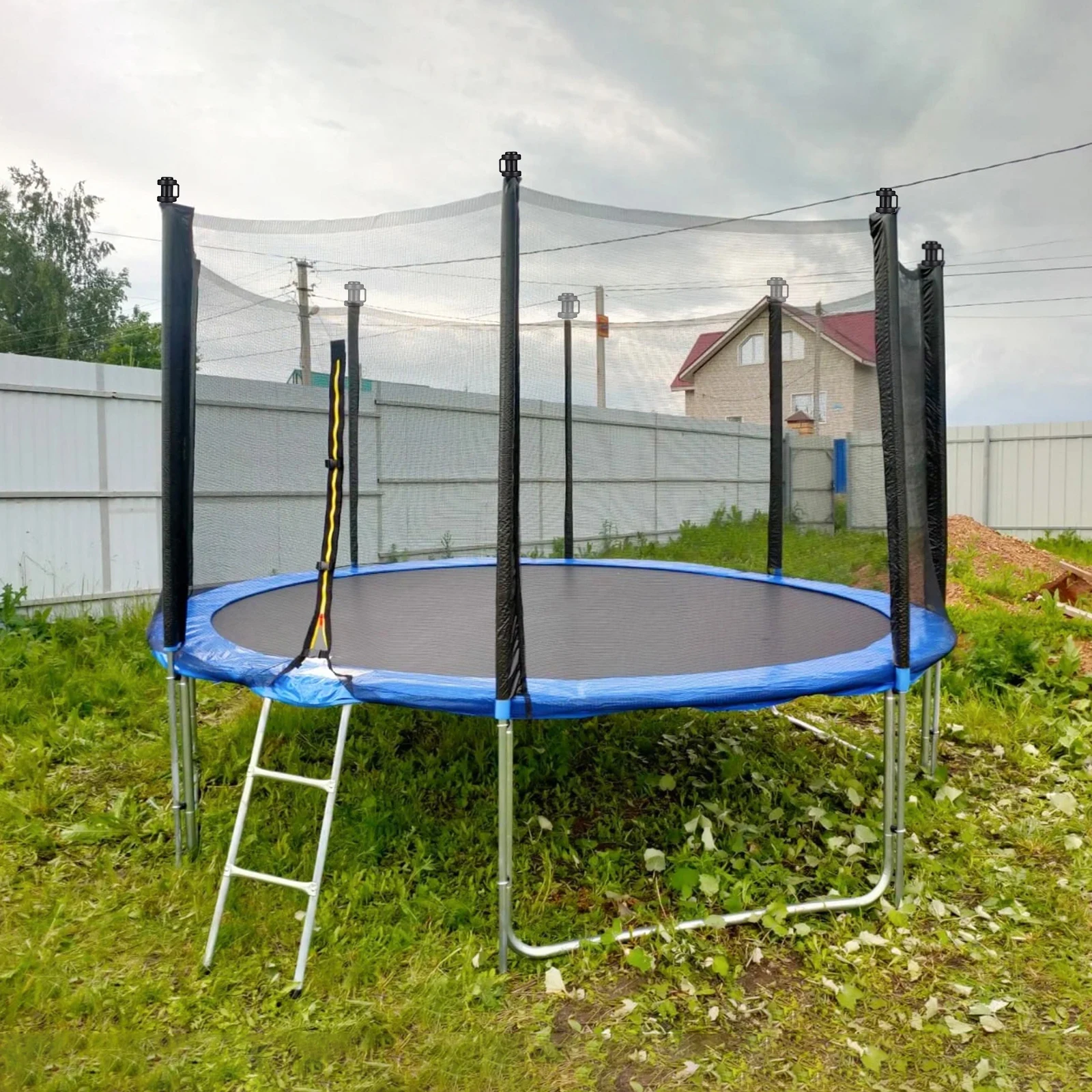 

6pcs Trampoline Pole Caps Plastic Replacement Parts For Safety Net Durable Rod Cover Accessories Trampoline Parts