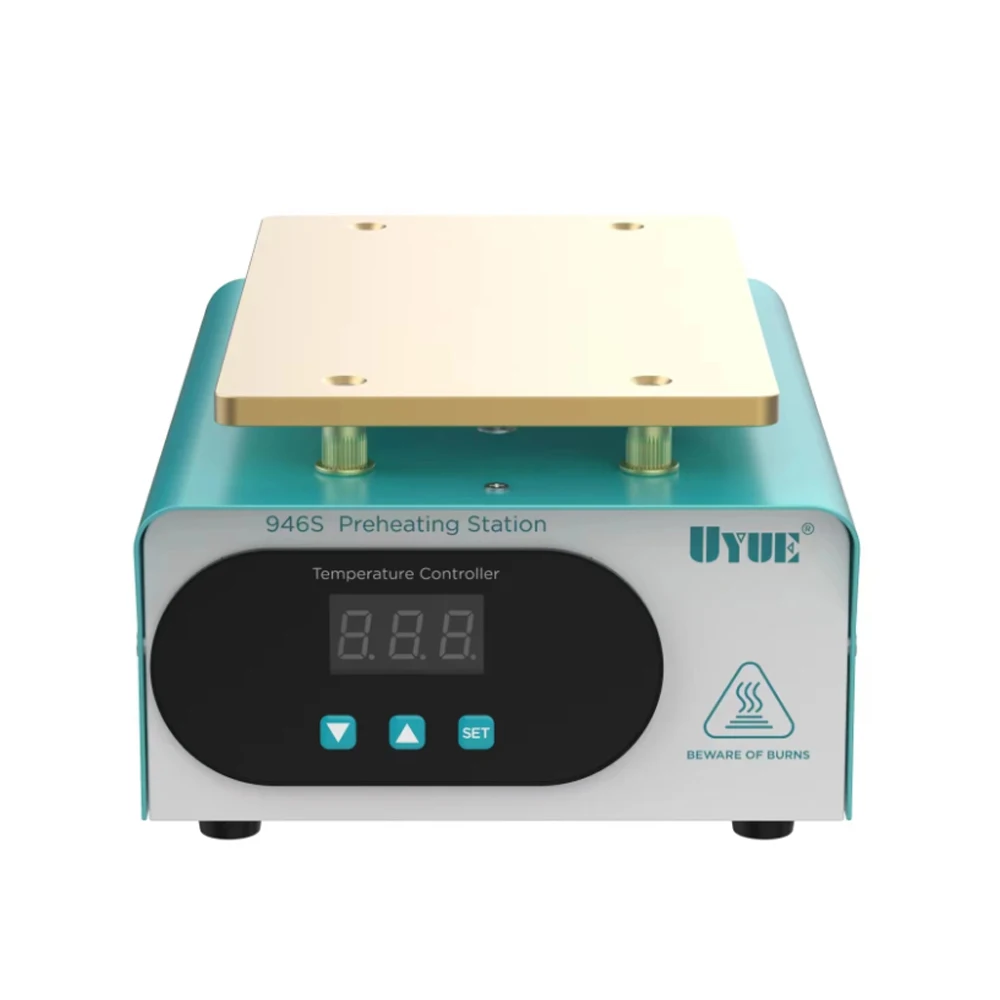 UYUE 946s preheating station 220/110V 400W 140X200mm LCD Digital screen Platform heating plate for phone repair screen separator