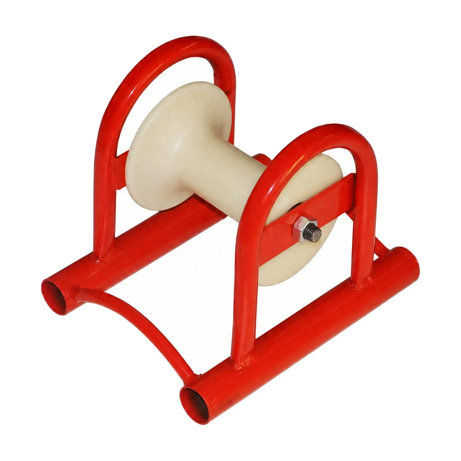 Nylon Cable Pulley Wheel Roller for Pulling Wire with Heavy Duty Frame for Electric Cable Routing Tool