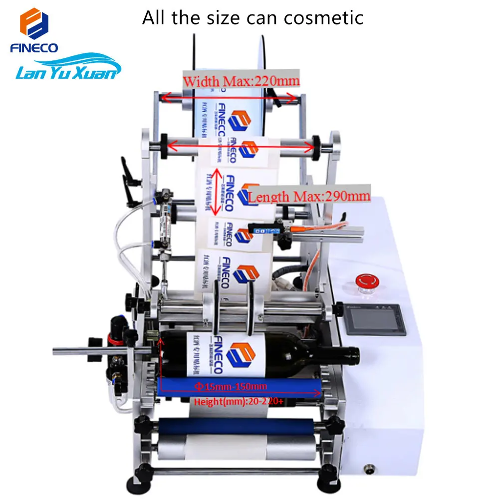 Labels Printer Machine for Bottles Thermal Paper Water Bottle 1.5 Liter Plastic Label Sticking Machine Malaysia