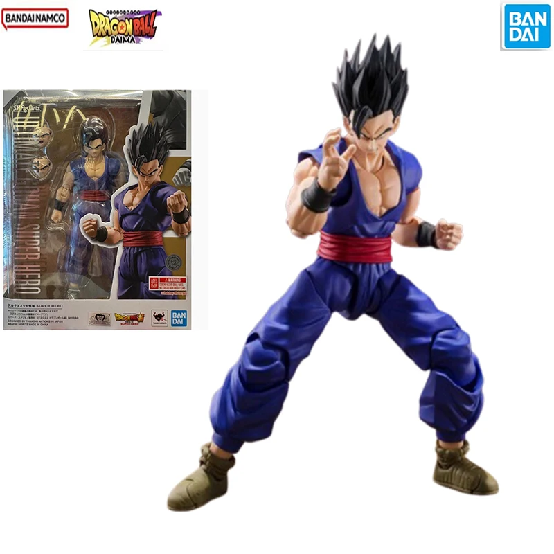 

Original Bandai S.H.Figuarts SHF Dragon Ball Super Ultimate Supre Hero Son Gohan Superhero Toy Model Collect Gifts