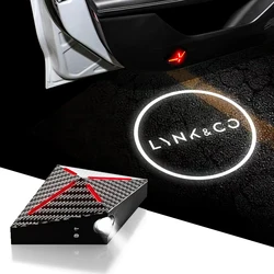 2pcs Car door welcome warning light accessories for LYNK&CO 01 02 03 05 06