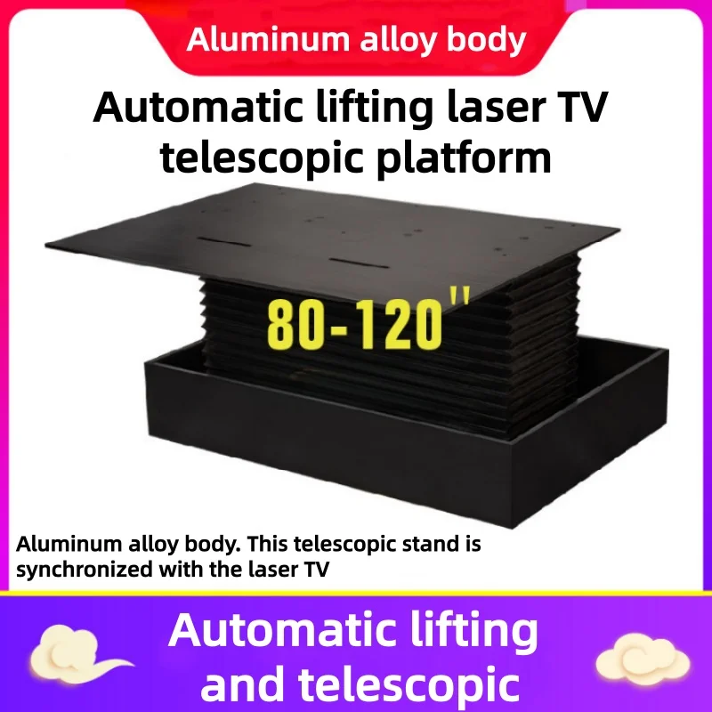 Laser TV Telescopic Table Ultra Short Support with Automatic Sliding Function TV Table Frame Home Theater Large Bearing Support
