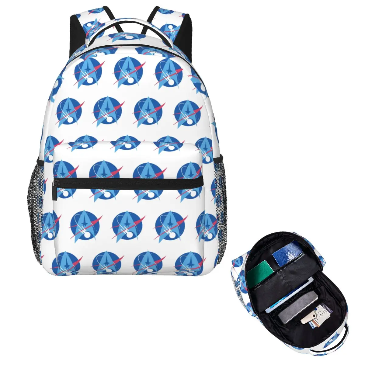 Star Treks Science Fiction TV Series Student Backpack School Bag Travel Daypack for Boys Girls Fashion Bookbag Shoulder Bags