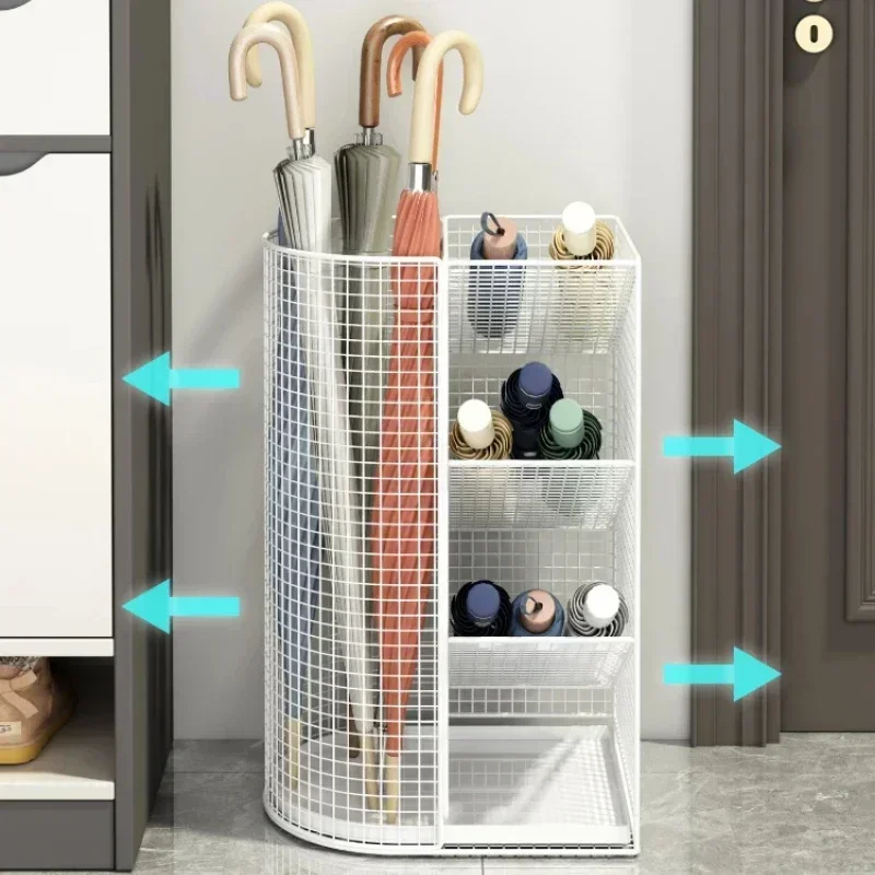 Umbrella Storage Rack Commercial Lobby Umbrella Stand Household Entryway Umbrella Drain Home Doorstep Storage
