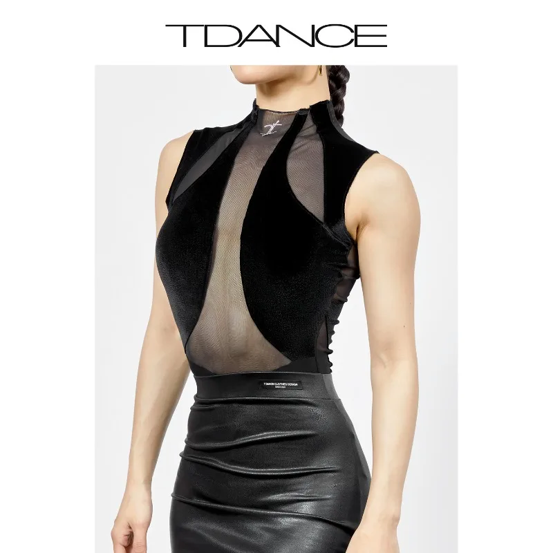 Maßgeschneiderter TDANCE (kleiner Overall mit hohem Kragen der zweiten Generation) National Standard-Übungskleidung TD03